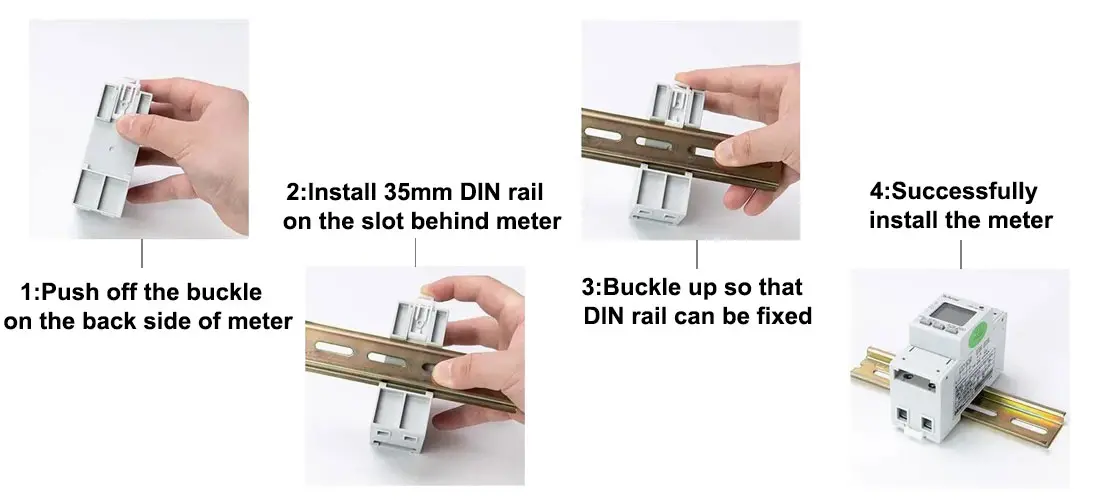 ADL200 Single Phase Din Rail Energy Meter