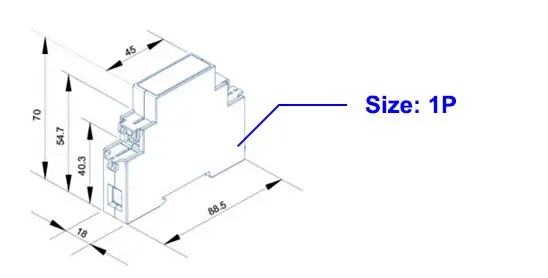 Din Rail Energy Meter