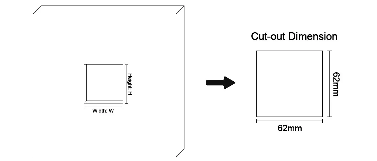 AMC72L-AI Single Phase AC Current Meter