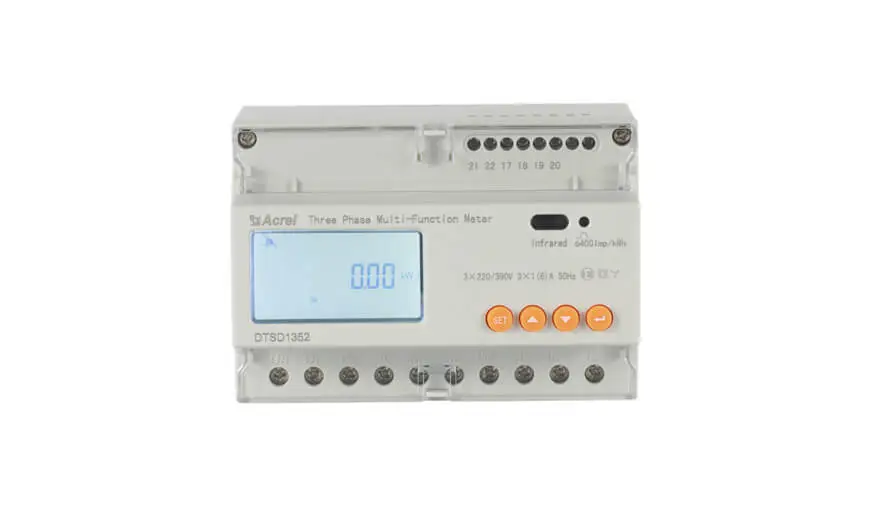 din rail watt meter