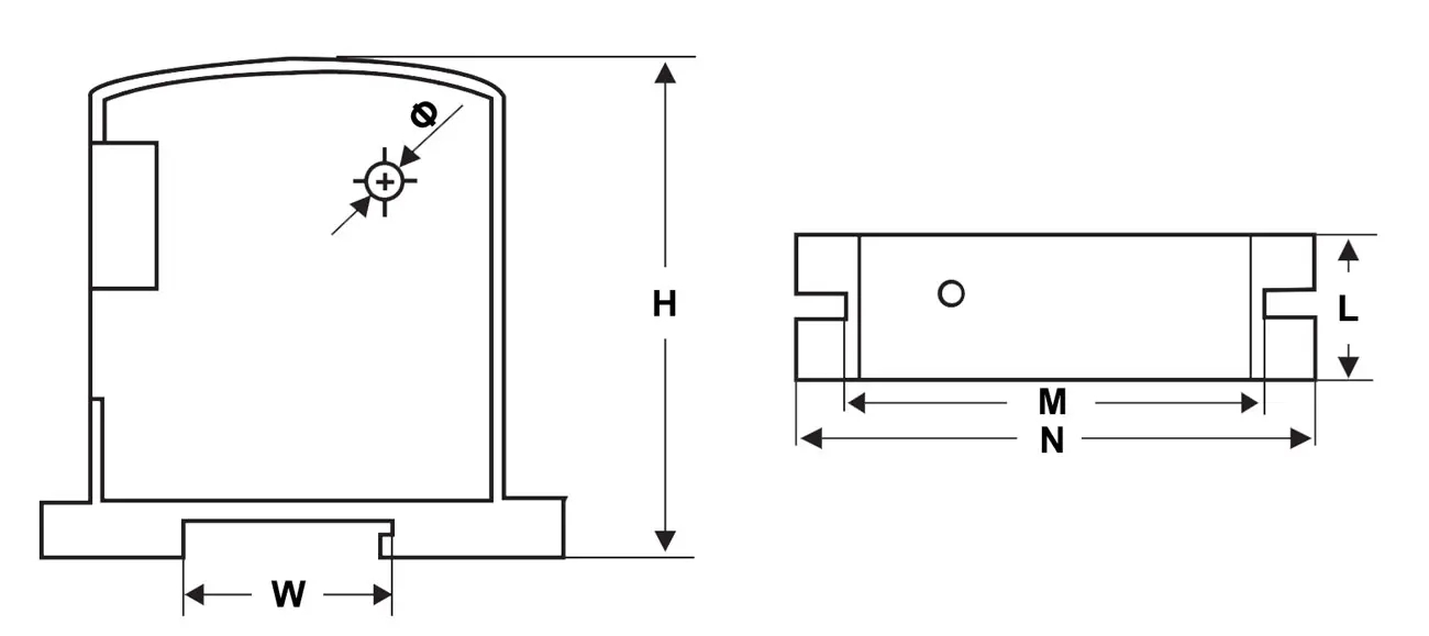 BA50L-AI/I AC Residual Current Transducer