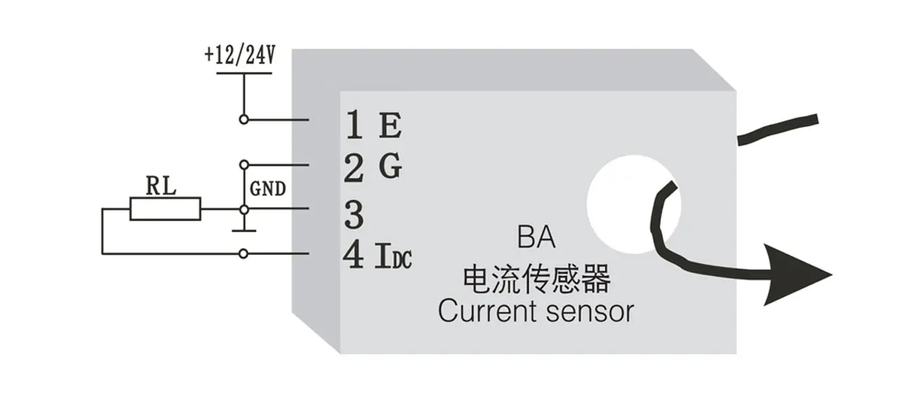 BA50L-AI/I AC Residual Current Transducer