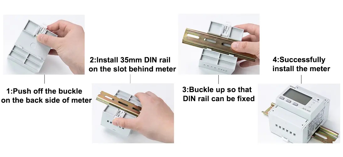 ADL400 Din Rail Three-Phase Energy Meter