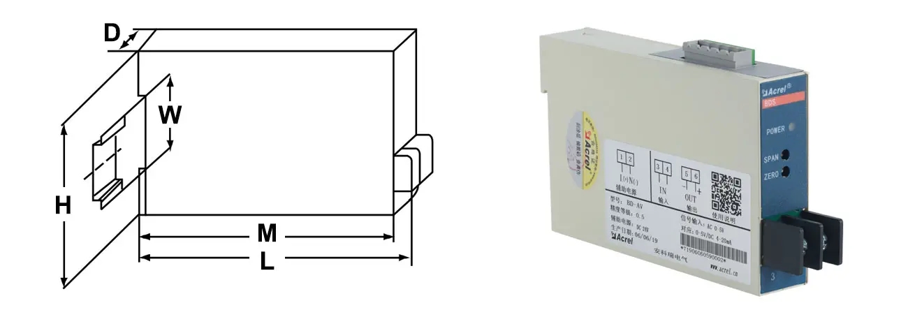 BD-3I3 AC Current Transmitter