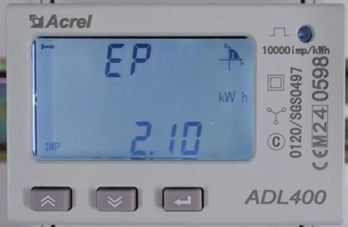 LCD Display Interface Parameter Introduction of Acrel Energy Meter ADL400 Series