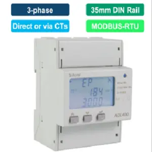 Model 3: ADL400 3-phase AC DIN-rail Energy Meter